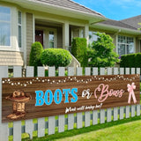 Boots Or Bows Yard Banner