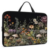Laptop Sleeve Bag With Handle Computer Protective Soft Cover Case For 14 Inch 13 Inch Laptop,Wildflower Mushroom