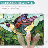 Large Mouse Pad, Big Gaming Mousepad, Desk Mat For Desktop, Thick Non-Slip Waterproof Rubber Base, Mouse Pads For Office, Computer, Keyboard, Laptop 31.5X11.8 In, Hummingbird