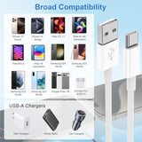 Car Carplay Charger Cable For Iphone 17 16 15 Pro Max, 2Pack 3Ft Usb A To Usb C Charging Cord For Apple Iphone 17/16/15/Pro/Plus/Pro Max For Ipad Pro/Mini 6Th Gen/Air 4Th/5Th Gen Charge Cords