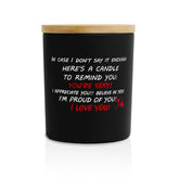 Valentines Galentines Day Gifts For Women Men Scented Candle, Sandalwood Rose Candle 7 Oz, Romantic Birthday Gifts For Him Her, Girlfriend Boyfriend Gift Anniversary Friendship Funny Gift