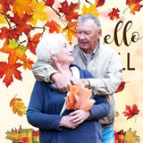 Scarecrow Pumpkin Fall Banner – Autumn Door Hanging 31.5×67"