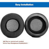 Breathable Replacement Earpads Cushion Compatible With Numark Hf125 Hf 125 Headphone Ear Pads With Mesh Fabric/Punched Protein Leather And Memory Foam