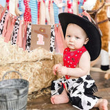 1St Birthday High Chair Banner - Cow Girl Rodeo For Party Fabric Decor,Cake Smash Baby Shower,Backdrop Garland For Photo Props