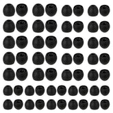 30 Pairs Silicone Ear Bud Replacement Pieces Earbuds Ear Tips Replacement Ear Bud Covers S/M/L Sizes Ear Gels Soft Earphones Earbuds Black Ear Cushion Ear Bud Tips Replacement Kit