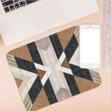 Western Mouse Pad Brown Small Mousepads Rectangle Cowboys Travel Computer Mouse Pad For Laptop, Retro Mousepads Western Gifts Office Decor For Cowgirls Women 11.8X9.8