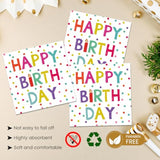 40PCS Birthday Plates & Napkins Set with Dots Design for 20 Guests Party Supplies