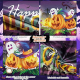 Extra Large Halloween Banner: 9.8ft Fabric Yard Sign, Spooky Decor