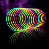 100ct Glow Necklaces Bulk Pack: 22-Inch Multicolor Neon Light Sticks