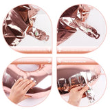 40-Inch Rose Gold Number 5 Foil Balloon for Birthday and Anniversary Parties