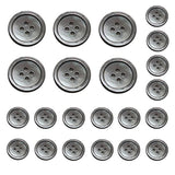 22 Pieces Genuine Smoke Mother Of Pearl Blazer Buttons Suit Buttons Se