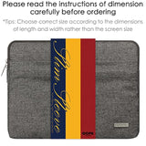Laptop Bag For 13 Inch Macbook Air Pro M1 14 Inch Hp Laptop Case Cover Chromebook Pavilion X360 Stream 14" Asus Acer Lenovo 14In Computer Sleeve With Handle Waterproof Canvas Briefcase Black Grey