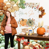 Fall Pumpkin Gender Reveal Balloon Set: Autumn Party Decorations