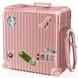 Beats Fit Pro Case Cover, Funny Suitcase Design Case For Apple Beats Fit Pro 2021, Cute Fashion Protective Hard Case For Women Men With Keychain (Rose Gold)