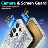 Magnetic For Samsung Galaxy S25-Ultra Case, Crystal Gem | Compatible With Magsafe | Glitter Sparkly Bling | Military-Grade Protection & Scratch-Resistant Back Cute Phone Cover For Women Girls