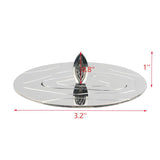 1Pcs Topper Scented Candles Cover Alloy Candle Toppers For Home Or Office Decoration, Beautiful And Retro, Silver