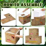 6 Pcs Dinosaur Party Decorations 12 X 12 X 12 Inch Dinosaur Theme Boxes Dinosaur Party Decor Boxes Dinosaur Table Centerpieces For Dinosaur Birthday Party Supplies Baby Shower Decorations