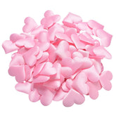 100 Pcs Love Heart Shaped Sponge Petals Handmade Diy Petal Birthday Table Wedding Party Supplies Decoration (Pink)