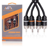 Premium Series 100% Ofc Copper Rca Interconnects Stereo Cable, 2 Channel 1.5'