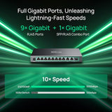 Es210Gmp Gigabit Port X 10 Easy Managed Switch With 8 Poe+ Ports