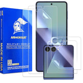 ArmorSuit 2+2 Pack for Samsung Galaxy Z Flip 7 Screen Protector Case Friendly MilitaryShield HD Clear Film - Made in the USA
