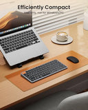 Bluetooth Keyboard For Ipad, K90-A Backlit Compact Wireless Keyboard For Mac, Multi-Device, Low Profile, Quiet Typing, Rechargeable, Compatible With Macbook Pro/Air/Neo, Imac - Space Gray