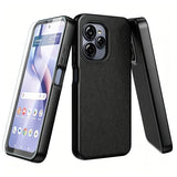 for Blu View Speed Ultra 5G B1660V Phone Case with Screen Protector,Dual Layer Heavy Duty Military Grade Shockproof Corner Cover for Blu View Speed