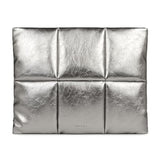 Puffy Laptop Sleeve 13 Inch 14 Inch, Puffer Laptop Carrying Case, Pillow Case Compatible With Macbook Air M4 2025 M3 M2 M1, Macbook Pro M4 Pro/Max, Silver