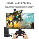 Hdmi Extender Over Cat5E/6 2-Pcs, Ethernet To Hdmi Rj45 Ethernet Network Adapt