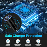 Car Charger Adapter, 5Pack 4.8A Dual Port Fast Charge Car Phone Charger Usb Lighter Plug Cigarette Charger For Iphone 17 16E 16 15 14 13 12 11 Pro Max Se Xr Xs X 8 7 6,Samsung Galaxy S25 S24 S23 S22