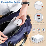 4-Pack 20W USB C Fast Charger Dual Port PD Wall Charger for iPhone iPad Galaxy