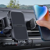 Metal Hook Car Phone Holder Vent, Hands-Free Mount for iPhone 15/14/13 Pro