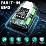 Replacement For Ryobi 40V Lithium Battery Replacement For Ryobi 40V 6.0Ah Lithium Battery Op4015 Op40201 Op4026 Op40261 Op4030 Op40301 Op4040 Op40401 Op4050 Op40601 Op4026A Op4050A Op4060A