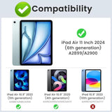 Ipad Air 5Th Generation Case, Ipad Air 4Th Generation Case With Pencil Holder,