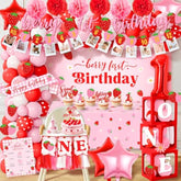 Berry First Birthday Decor Strawberry 1St Birthday Decorations For Girls, Berry First Party Supplies, For Sweet One Party Theme Supplies