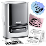 Label Maker Machine With Tape, Pm220 Bluetooth Label Printer, 2 Inch Portable Thermal Printer For Small Business, Address, Logo, Clothing, Smart Ai App For Ios, Android & Pc, White