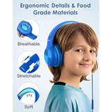Kids Headphones With Mic, Over-Ear Headphones For Kids, 85/94Db Safe Volume Li