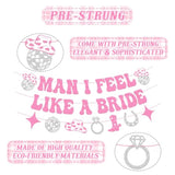 Man I Feel Like A Bride Banner Last Rodeo Bachelorette Party Decorations For Western Cowgirl Bridal Shower Wedding Party Supplies