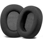 Mesh Fabric Replacement Earpads For Sony Mdr-7506 Mdr-V6 Mdr-V7 Mdr-Cd900St Monitor Headphones, Ear Pads Cushions With Softer High-Density Foam - Black