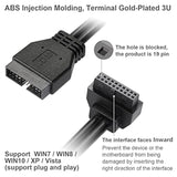 Sata Usb Extension Cable Usb 3.0 Motherboard Front 19Pin Male To Female Extens