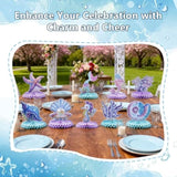 9 Pcs Wildflower Honeycomb Centerpieces – Spring Floral Table Decorations For Wedding, Baby Shower, Birthday Party & Garden Theme Decor