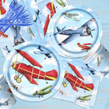 Airplane Party Supplies for 20 Guests – Plates, Cups, Napkins, Banner & More (142pcs)