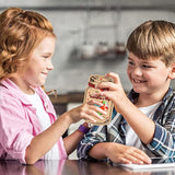 Valentine’S Day Cards For Kids – 50 Pack Diy Classroom Valentine Cards With Treat Bags, Cute Mason Jar Exchange Cards For Boys & Girls School Party Favors (Candy Not Included)