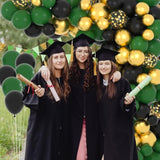 Dark Green Black Gold Balloon Garland Arch Kit - 122Pcs Dark Green Bla