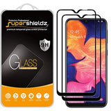 (2 Pack) Designed For Samsung (Galaxy A10E) Tempered Glass Screen Protector, (Full Screen Coverage) Anti Scratch, Bubble Free (Black)