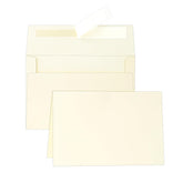 100 Packs Cream Blank Greeting Cards With Envelopes 5 X 7 Heavyweight Folded Ivory Cardstock And A7 Envelopes Printable Self Seal For Diy Invitations, Birthday Party, Baby Showers, Mailing