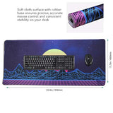 Large Gaming Mouse Pad, Extended Xxl Desk Pad & Non-Slip Rubber Mat For Mice And Keyboard With Stitched Edges ?90X40 Zisesun011?