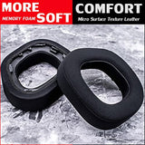 Hs80 Ear Pads Compatible With Hs80 Headset I Thicker Enhanced Memory Foam - More Breathable Comfort Micro Surface Texture Leather By