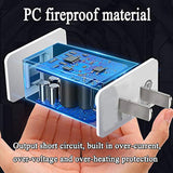 Usb Wall Charger Bling 5V/2.4A 24W Dual Port Fast Charger Plug Cell Phone Block Adapter White For Iphone Android Samsung Pad Tablet Etc