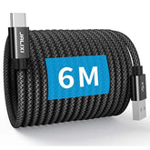 20Ft Usb C Cable Fast Charging, Long Type C Charger Cord For Iphone 15/16, Galaxy, Ps5, Switch, Xbox Series X/S Controller, Pixel, Moto & Other Usbc Devices